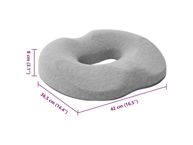  Coussin d'assise, coussin pour chaisecanapé couleur unie gris clair 42 x 36,5 x 8 cm cf51363  - Conforama E
