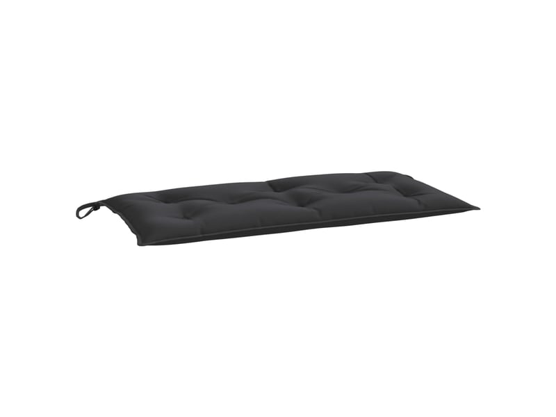  Coussin de banc de jardin, coussin d'assise noir 100x50x7 cm tissu oxford cf52771  - Conforama A