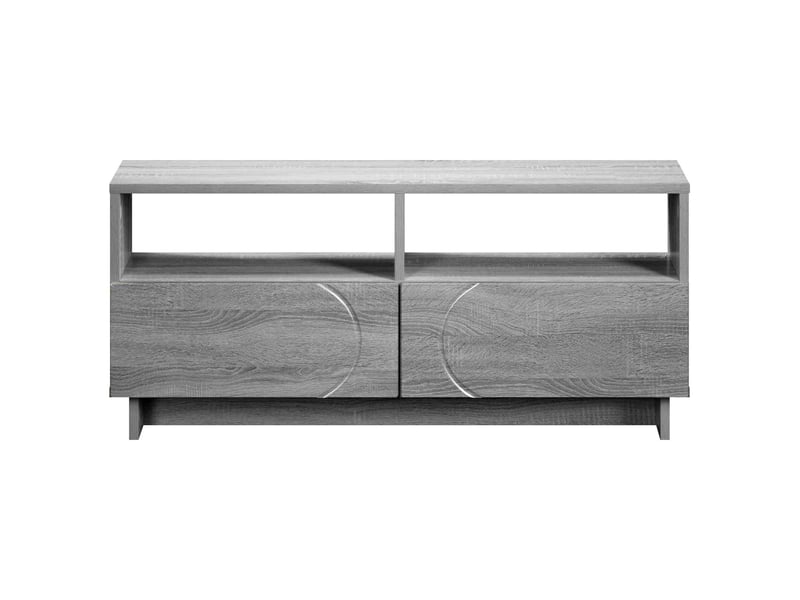  Meuble tv moderne, banc tv 90x34,5x40 cm sonoma gris bois d'ingénierie shl96471  - Conforama D