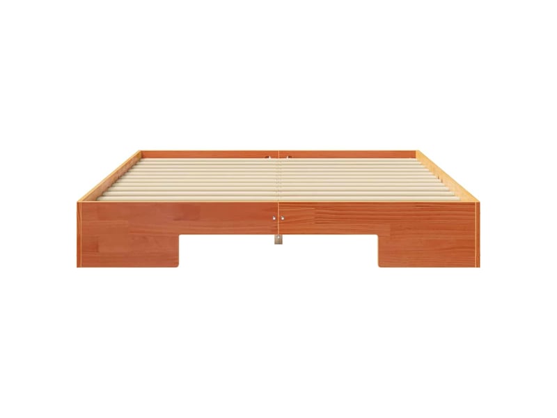  Lit double- lit adulte -  cadre de lit marron 150 x 200 cm  - Conforama D