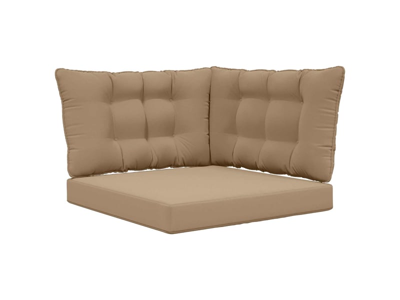  Coussin de canapé d'extérieur, coussin de chaise polyester taupe 68,5 x 68,5 cm cf54164  - Conforama A
