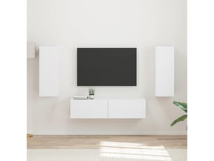 Meuble tv coloris blanc 30 cm <strong></strong>  <strong></strong>