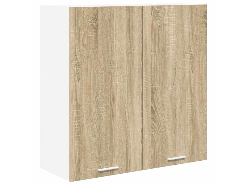  Meuble de rangement cuisine, armoire suspendue chêne sonoma 80x31x80cm shl3538  - Conforama A