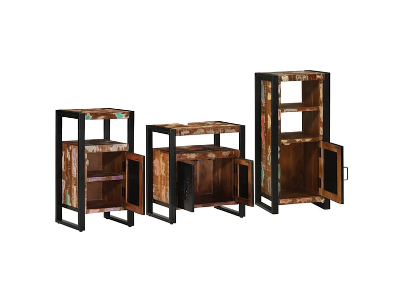  Ensemble de mobilier de salle de bain 3 pièces cf64426  - Conforama C