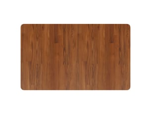 Comptoir de salle de bain, plan de travail marron foncé 100x60x2,5cm bois traité cf65841