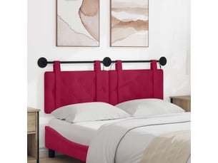 Tete de lit A poser largeur 150 cm   rouge