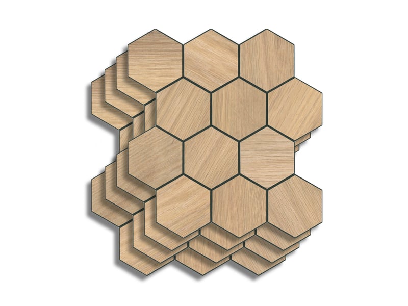  Crédence adhésive murale 3d  - effet carrelage hexagonal 4 pièces 25x25 cm  - Conforama B
