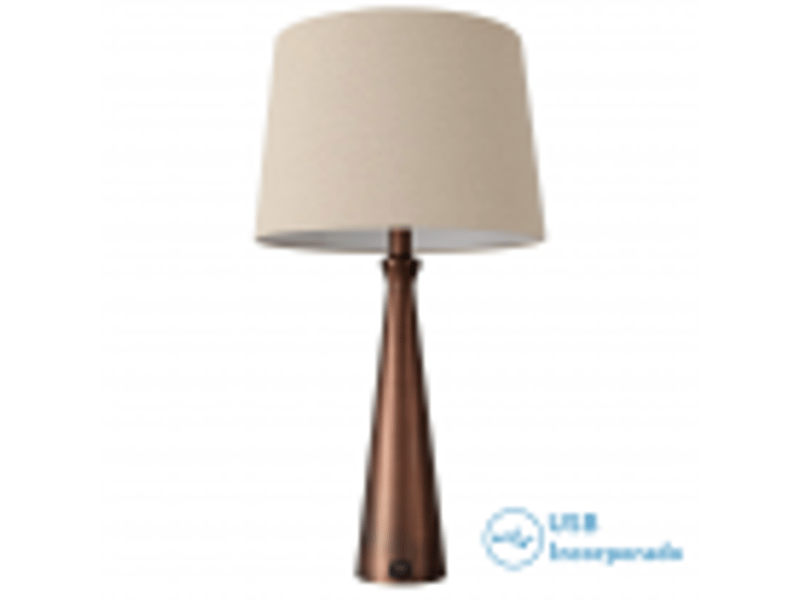  Lampe à poser fabrilamp pearl e27 coloris marron 61 x 33 x 33 cm 130771002 - Conforama B