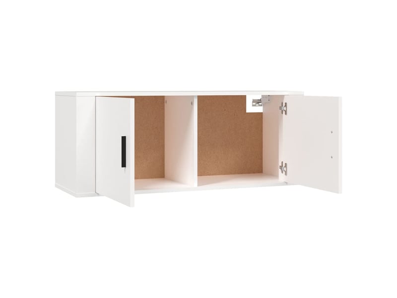 Ensemble de meubles tv 2 pcs blanc bois d'ingénierie shl94500  - Conforama E