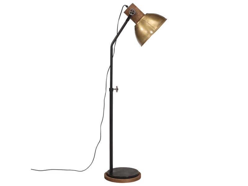  Lampadaire salon, lampe sur pied 25 w laiton antique 30x30x100-150 cm e27  - Conforama D