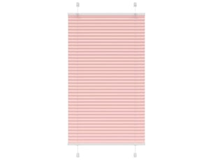 Store plissé, store de fenêtre rose 80x150 cm largeur du tissu 79,4 cm polyester cf47007
