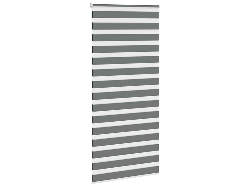  Store zèbre, store de fenêtre gris foncé largeur du tissu 90,9 cm polyester cf48636  - Conforama C