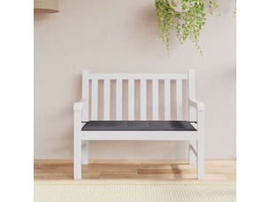 Coussin de banc de jardin, coussin d'assise anthracite 100x50x3 cm tissu oxford cf52632