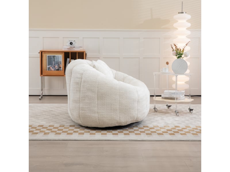  Canapé droit fixe 2 pl tissu beige canapé beige - Conforama E
