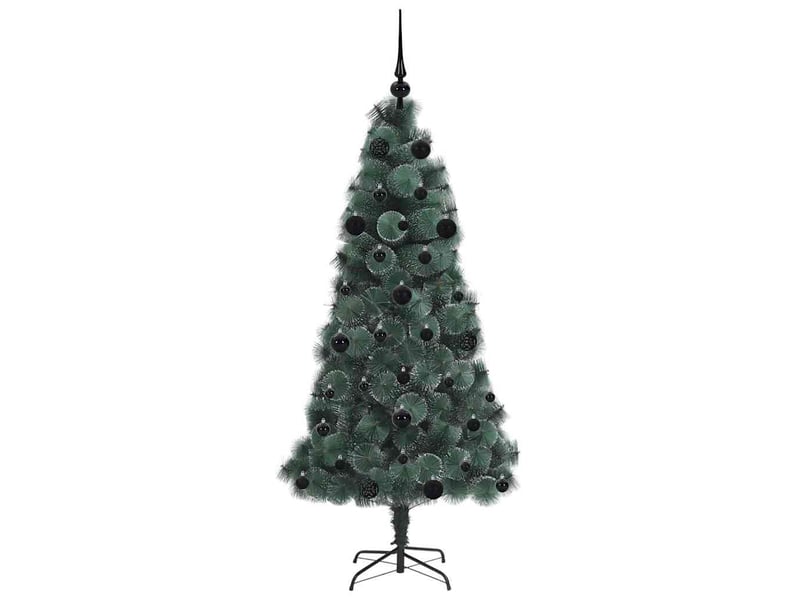  Sapin de noël, arbre de noël artificiel pré-éclairé avec ensemble de boules shl5384  - Conforama D