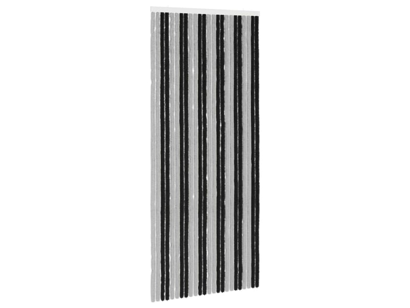  Rideau anti-insectes, moustiquaire en chenille gris et noir 100 x 230 cm cf43460  - Conforama A