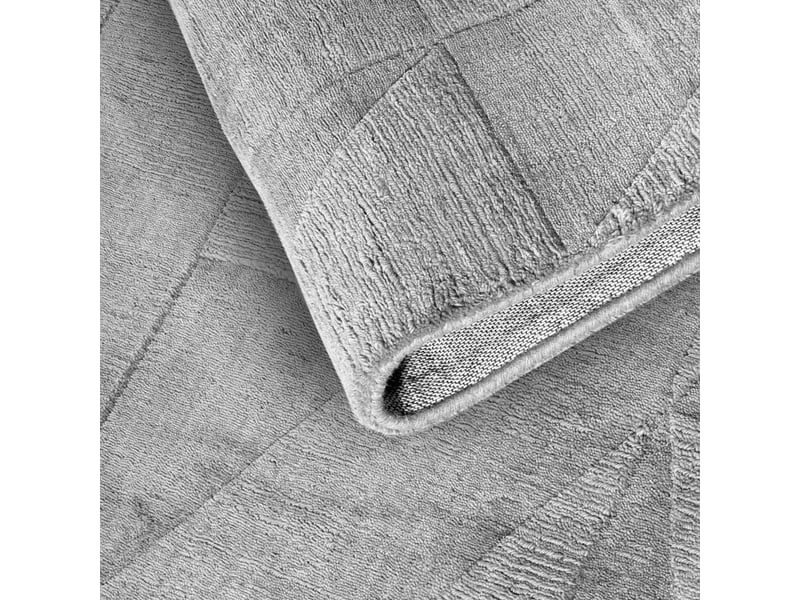 Tapis salon 80 x 250 cm, gris, beige, laine qualité, tissé à la main, ursule original et structuré  - Conforama E