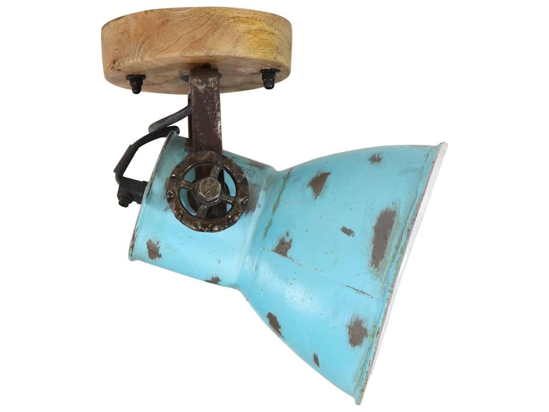  Lampe murale, applique murale 25 w bleu délavé 11,5x11,5x25 cm e27  - Conforama C