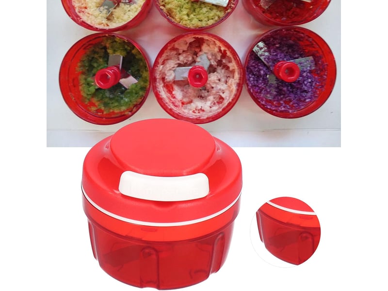  Coupe-oignons, hachoir manuel avec corde, coupe-légumes conception de cordon de ménage blender de viande de déchiqueter  - Conforama B