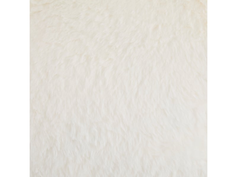  Canapé pouf en fausse fourrure multicolore, mousse déchiquetée et dessous antidérapant  - Conforama D