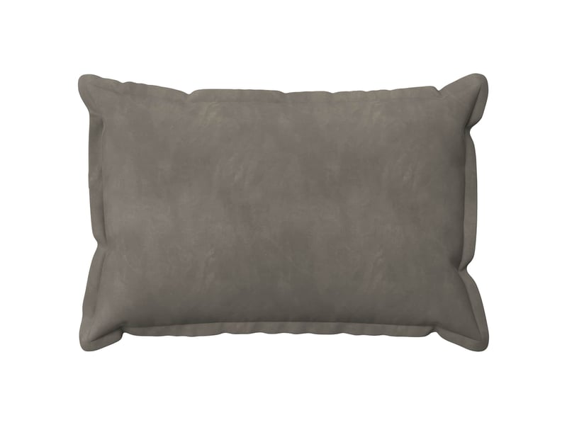  Lot de 6 housses de coussin houten gris clair 30 x 50 cm velours cf49975  - Conforama C