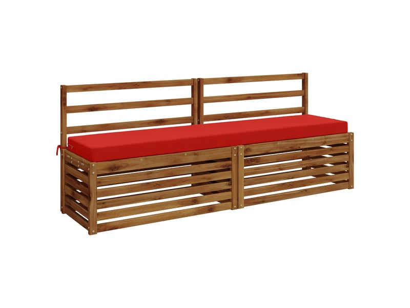 Coussin de banc, coussin d'assise, coussin de canapé soest 100 % polyester rouge 170 x 40 x 8 cm cf53521 - Conforama C