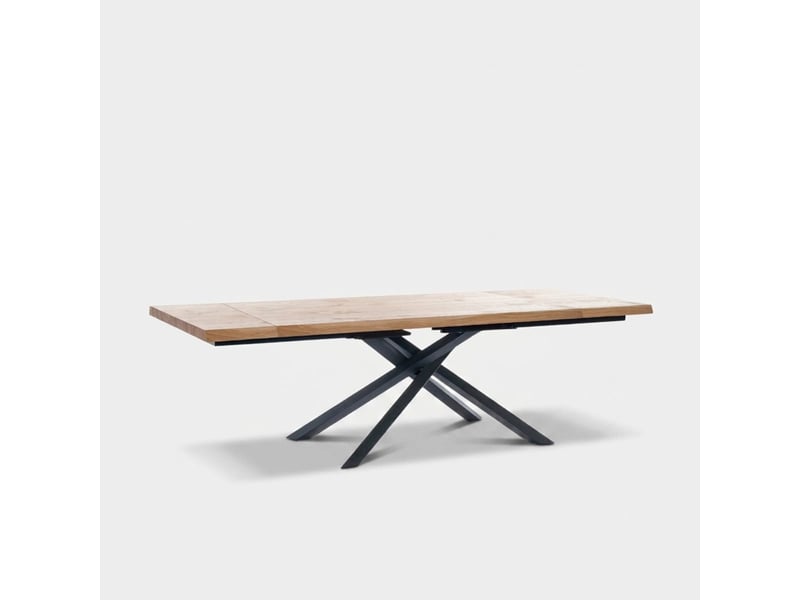 Table extensible en chêne plaqué 160240x90 blake - chêne - Conforama C