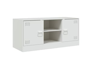 Meuble tv coloris blanc 99 cm <strong></strong>  <strong></strong>