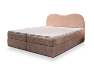 Lit avec rangement 140x200 cm <strong>MASSENO</strong> <strong></strong> coloris rose