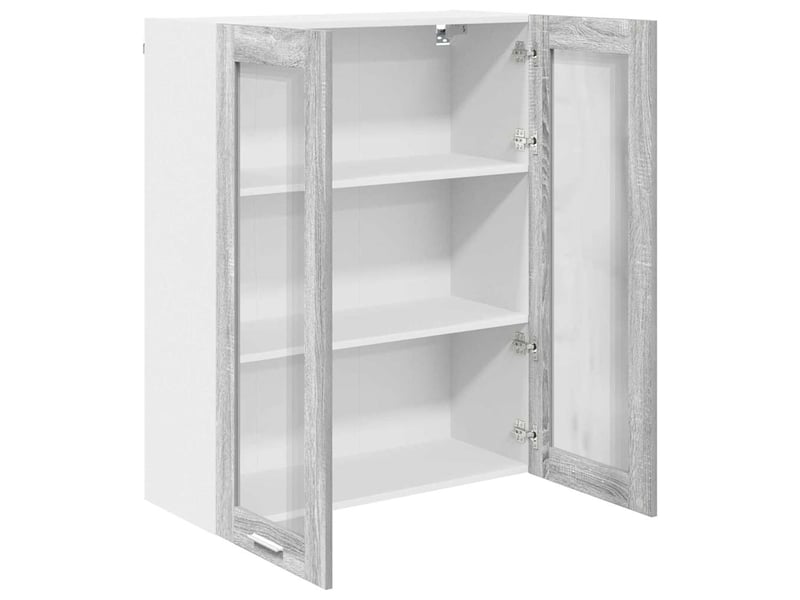  Meuble de rangement, armoire suspendue gris sonoma 80x31x100cm shl5312  - Conforama E