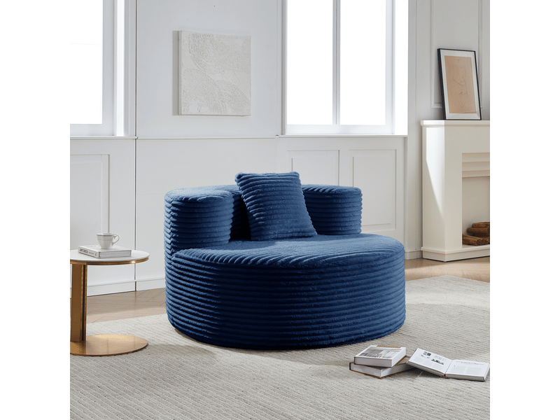  Fauteuil compressé bleu  - Conforama B