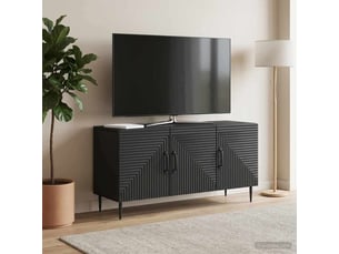 Meuble tv coloris noir 99 cm <strong></strong>  <strong></strong>