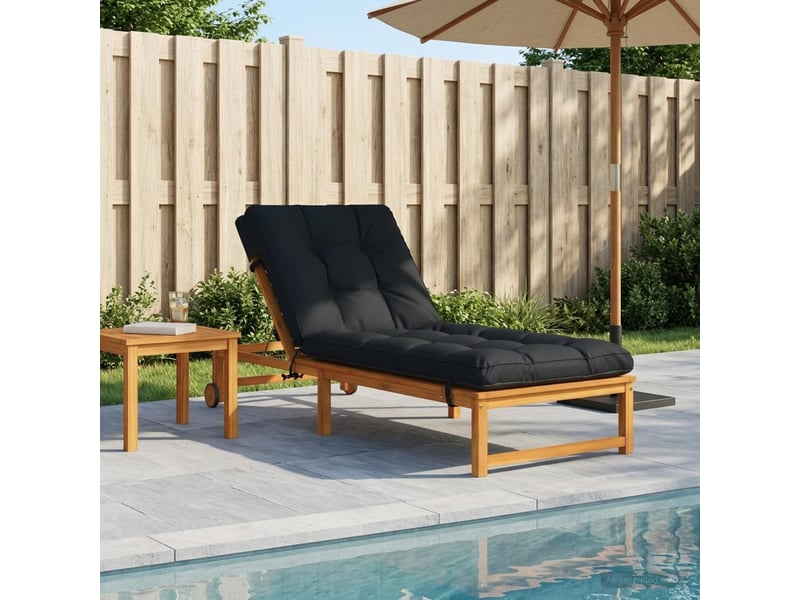  Coussin de transat, coussin pour bain de soleil vianen 100 % polyester bleu foncé cf56292  - Conforama B
