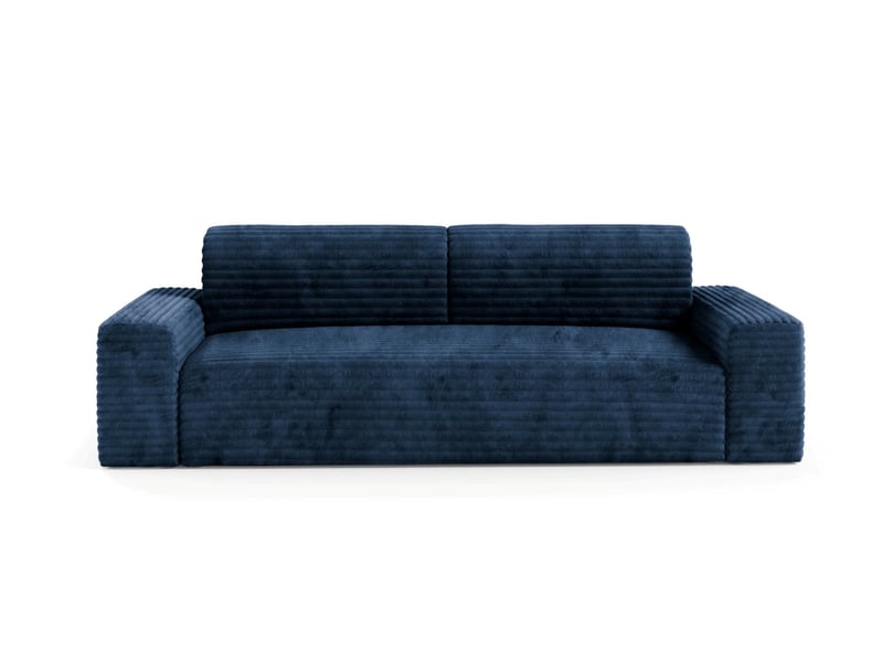 Canapé coco avec fonction de couchage couleur : tilia bleu fonce - Conforama A