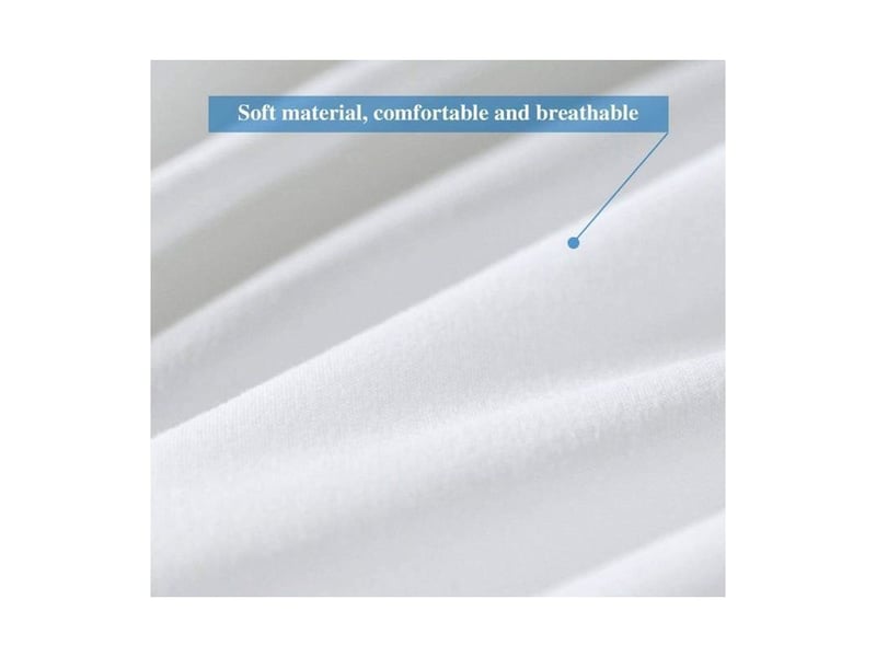  Klvgtifs pu - housse de couette 2 personne 200x200 cm avec 2 taie d'oreiller 50x75cm- ensembles de housses de couette en microfibre  - Conforama B