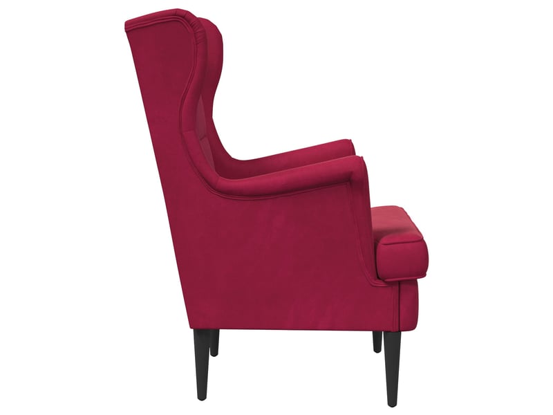  Vidaxl fauteuil bordeaux velours  - Conforama E