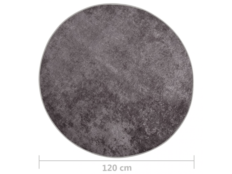  Tapis antidérapant lavable gris φ120 cm - comfortxl 337963 - Conforama E