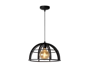 Suspension diam. 40 cm 1xe27 dimmable métal noir - lucide - dikra