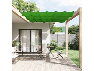 Auvent vertical pour balcon et terrasse vert clair 60x270 cm tissu oxford
