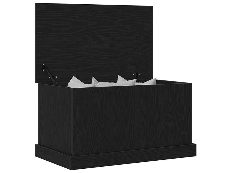  Boîte de rangement, coffre de rangement chêne noir 70x40x38 cm bois d'ingénierie  - Conforama C