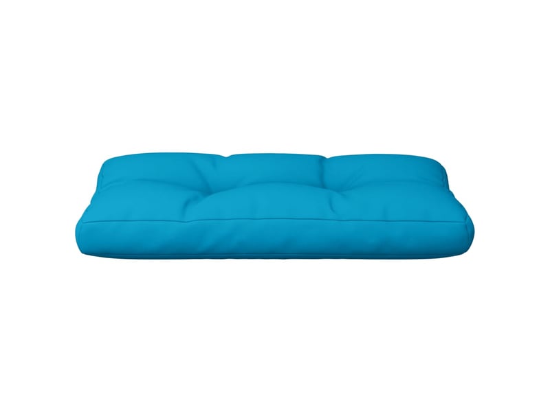  Coussin de palette, coussin de chaise, coussin de canapé bleu clair 70x40x12 cm tissu cf55307  - Conforama E