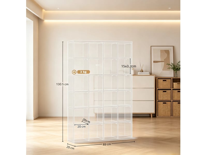  Meuble de rangement cd dvd noir à étagères réglables, format étroit 89 x 20 x 130,5 cm pour médias organisés  - Conforama C