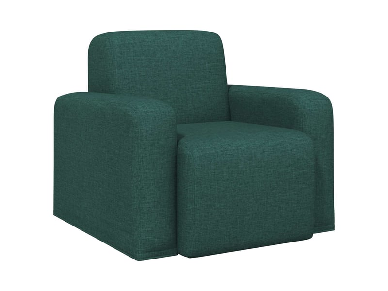  Vidaxl fauteuil vert foncé tissu  - Conforama D
