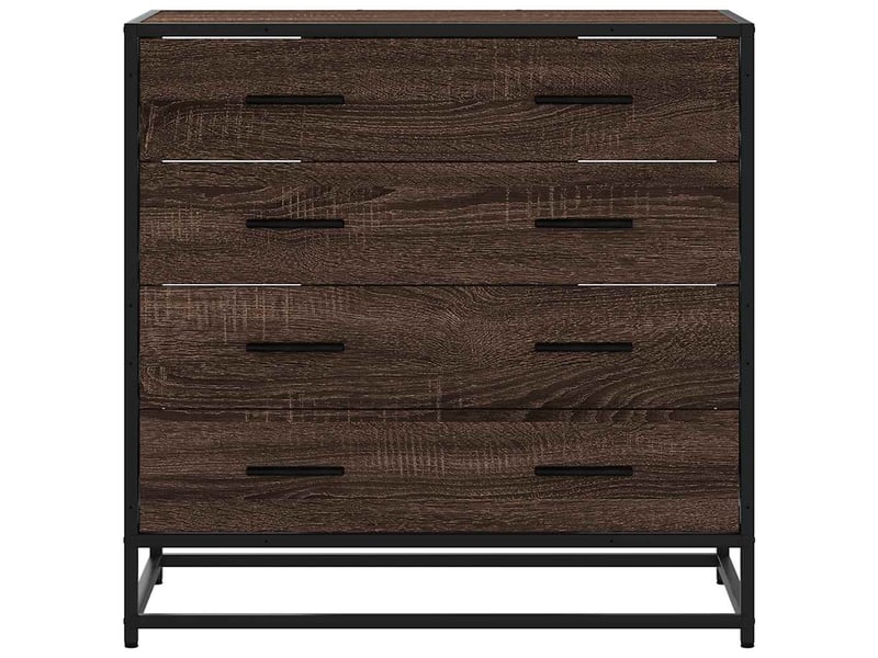  Commode chambre adulte, armoire à tiroirs chêne marron 70x41x70cm bois d'ingénierie shl618  - Conforama D