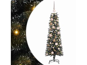 Sapin de noël artificiel, arbre de noël vert 120 cm pvc, plastique et acier shl5971