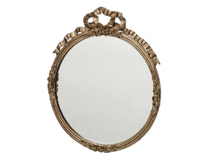 Miroir ovale de salle de bain coloris multicolore <strong>PARIS PRIX</strong> <strong></strong> - 30 cm x 3 cm