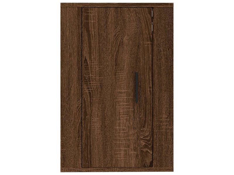  Lot de 2 meuble tv mural, meuble tv suspendu chêne marron 40x34,5x60 cm  - Conforama E