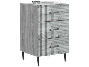 Table de chevet - cabinet de chevet - table de nuit avec tiroir sonoma gris 43 x 41 x 66,5 cm