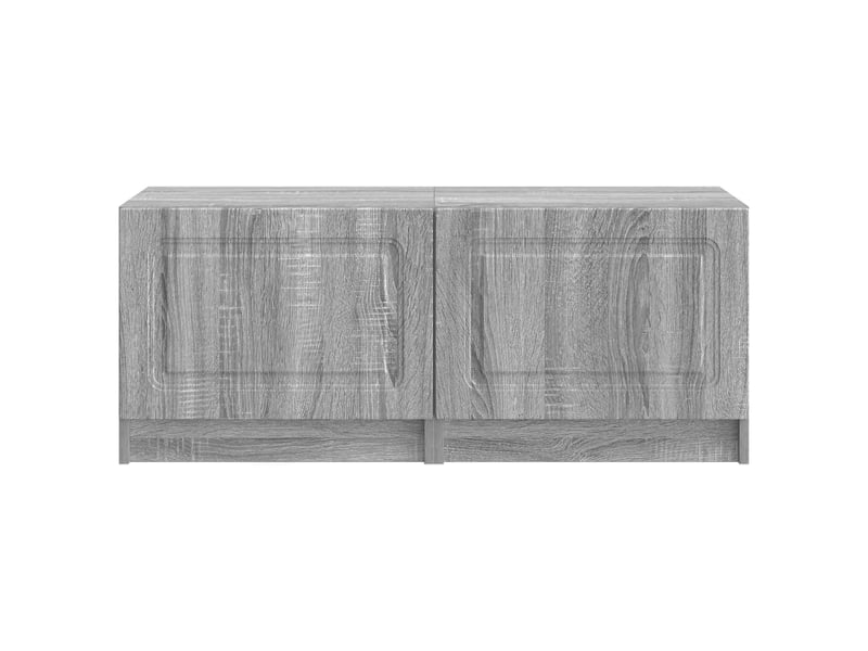  Meuble tv - banc tv - meuble de rangement sonoma gris bois d'ingénierie  - Conforama E