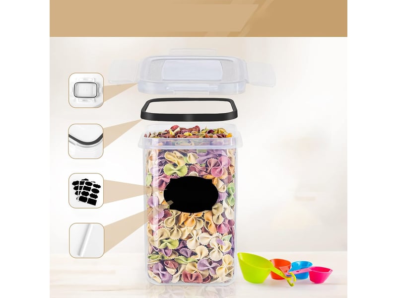  Lot de 24 boîtes de conservation alimentaires hermétiques en pp avec couvercles transparents pour cuisine chicfurn  - Conforama E